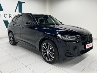 2024 BMW X3 30i xDrive III (G01) Рестайлинг, чёрный, 6100000 рублей, вид 3