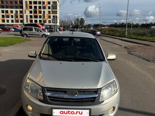 2013 Lada (ВАЗ) Granta I, серебристый, 265000 рублей, вид 2