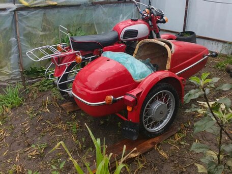 1984 Jawa 350/634, красный, 75000 рублей, вид 1