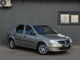 2010 Renault Logan I Рестайлинг, бежевый, 379888 рублей, вид 3