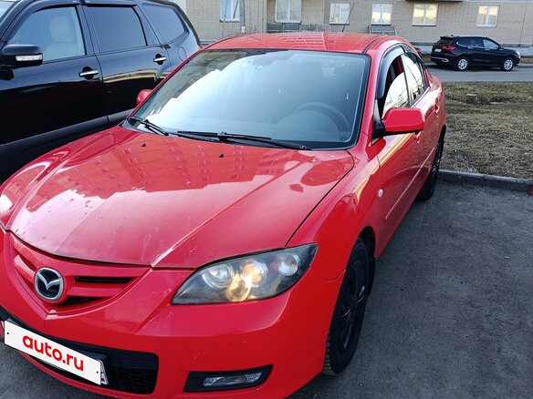 2006 Mazda 3 I (BK) Рестайлинг, красный, 400000 рублей - вид 1