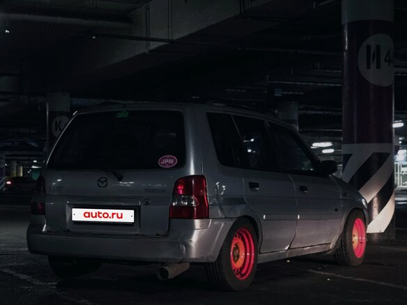 2002 Mazda Demio I (DW), серебристый, 150000 рублей - вид 6