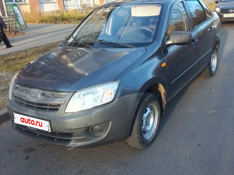 2014 Lada (ВАЗ) Granta I, серебристый, 225000 рублей, вид 1