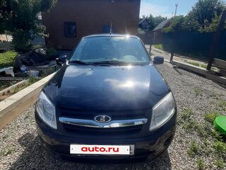 2014 Lada (ВАЗ) Granta I, чёрный, 630000 рублей, вид 1