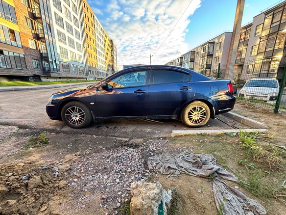 2008 Mitsubishi Galant IX Рестайлинг 2, синий, 450000 рублей - вид 3