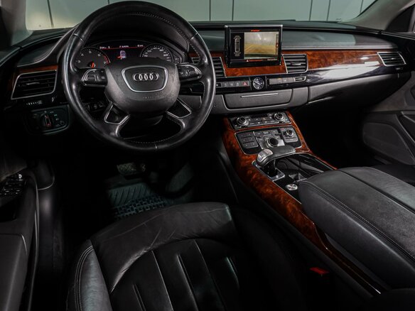 2012 Audi A8 Long III (D4), чёрный, 1899000 рублей - вид 5