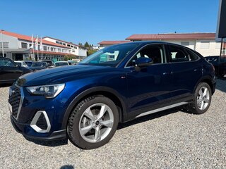 2022 Audi Q3 Sportback 35 TDI II (F3), синий, 4100000 рублей, вид 1