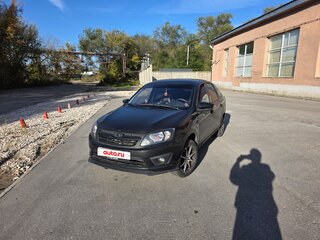2015 Lada (ВАЗ) Granta I, чёрный, 400000 рублей, вид 2