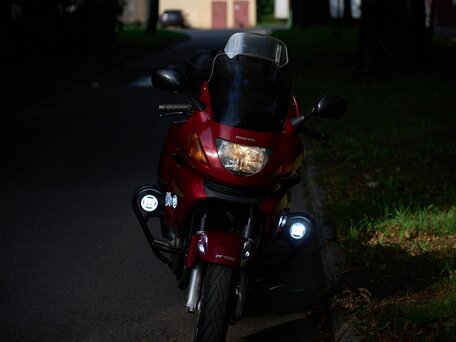 2002 Honda NT650V Deauville, красный, 355000 рублей, вид 4
