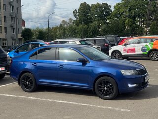 2017 Skoda Rapid I Рестайлинг, синий, 1600000 рублей, вид 2