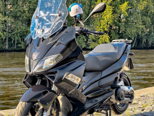 2007 Gilera Nexus, чёрный