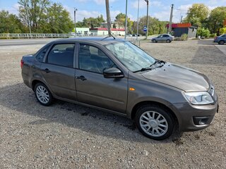 2014 Lada (ВАЗ) Granta I, коричневый, 470000 рублей, вид 4