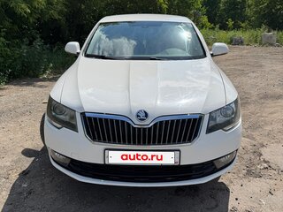 2014 Skoda Superb DSG II Рестайлинг, белый, 1250000 рублей, вид 2