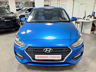 2018 Hyundai Solaris II, синий, 1229000 рублей, вид 2