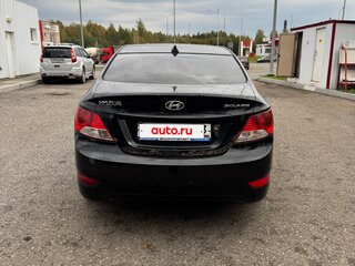 2011 Hyundai Solaris I, чёрный, 500000 рублей, вид 3