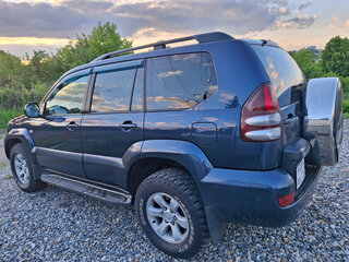 2004 Toyota Land Cruiser Prado 4-speed 120 Series, синий, 1800000 рублей, вид 2