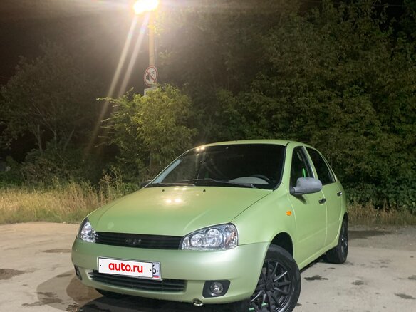 2006 Lada (ВАЗ) Kalina I, зелёный, 250000 рублей