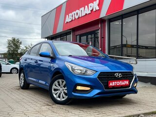 2018 Hyundai Solaris II, синий, 1279000 рублей, вид 1