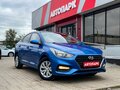 2018 Hyundai Solaris II, синий