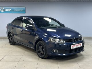 2014 Volkswagen Polo V, синий, 749000 рублей, вид 3