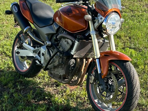 2005 Honda CB 600F Hornet, оранжевый, 450000 рублей