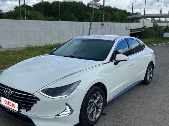 2021 Hyundai Sonata VIII (DN8), белый, 1850000 рублей