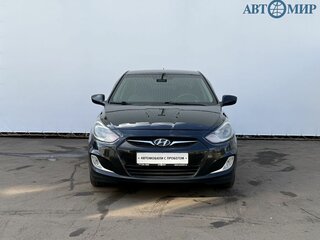 2013 Hyundai Solaris I, чёрный, 750000 рублей, вид 2