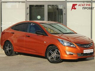 2014 Hyundai Solaris I, оранжевый, 1120000 рублей, вид 3