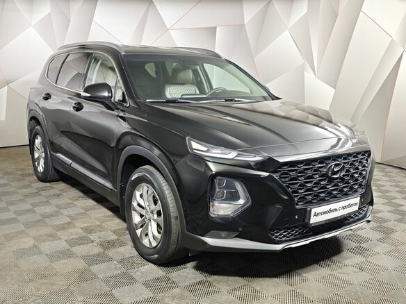 2019 Hyundai Santa Fe IV, чёрный, 3543000 рублей - вид 2