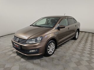 2016 Volkswagen Polo V Рестайлинг, коричневый, 999000 рублей, вид 1