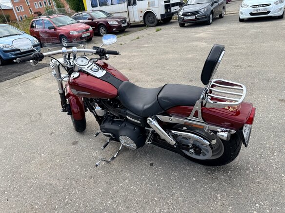 2010 Harley-Davidson Fat Bob, красный, 777000 рублей - вид 5