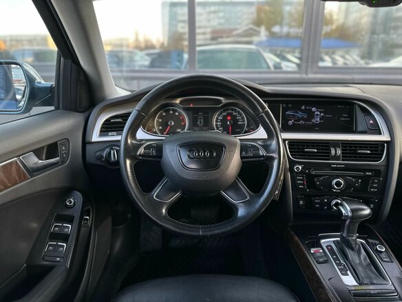 2015 Audi A4 IV (B8) Рестайлинг, синий, 1529000 рублей - вид 8