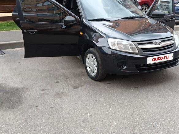 2015 Lada (ВАЗ) Granta I, чёрный, 330000 рублей - вид 4