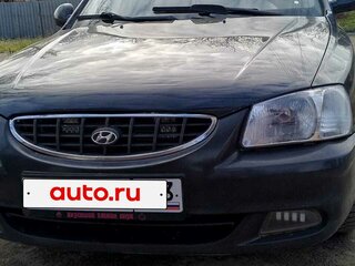 2007 Hyundai Accent ТагАЗ II, чёрный, 365000 рублей, вид 5