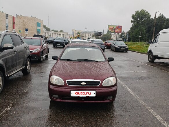 2008 Chevrolet Lanos I, красный, 240000 рублей - вид 1