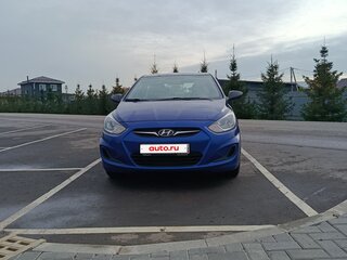 2011 Hyundai Solaris I, синий, 795000 рублей, вид 1