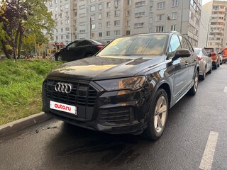2021 Audi Q7 45 TDI II (4M) Рестайлинг, чёрный, 6300000 рублей, вид 1
