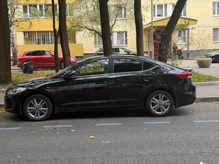 2016 Hyundai Elantra VI (AD), чёрный, 1200000 рублей, вид 3