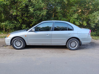 2002 Honda Civic VII, серебристый, 350000 рублей, вид 2