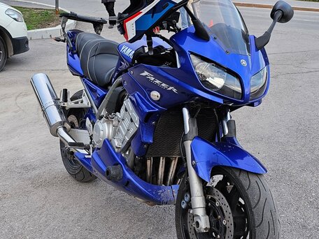 2001 Yamaha FZS1000 Fazer, голубой, 390000 рублей, вид 4