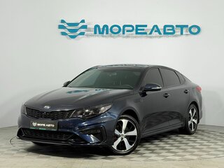 2018 Kia Optima IV Рестайлинг, синий, 1789000 рублей, вид 1