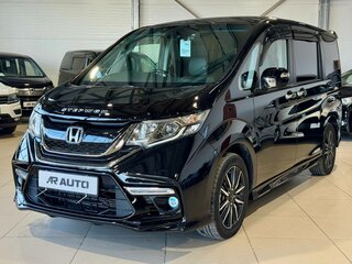 2017 Honda Stepwgn V Рестайлинг, чёрный, 1849000 рублей, вид 2