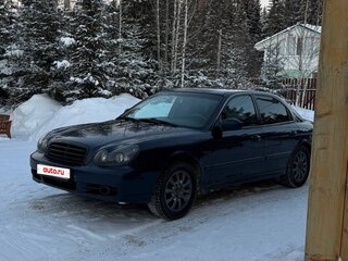 2006 Hyundai Sonata ТагАЗ IV (EF) Рестайлинг, синий, 495000 рублей, вид 2