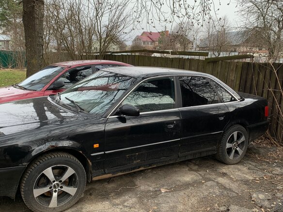 1994 Audi A6 I (C4), чёрный, 475000 рублей - вид 1