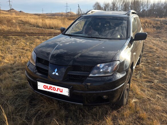 2004 Mitsubishi Outlander I, чёрный, 750000 рублей