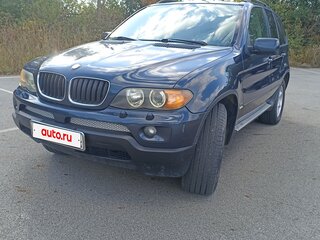 2005 BMW X5 3.0i I (E53) Рестайлинг, синий, 1150000 рублей, вид 2