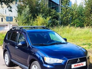 2011 Mitsubishi Outlander II Рестайлинг, синий, 880000 рублей, вид 4