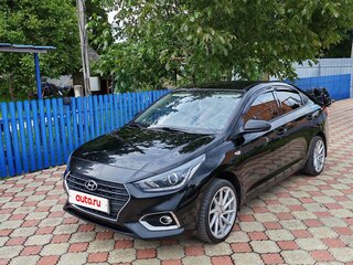 2019 Hyundai Solaris II, чёрный, 1300000 рублей, вид 1