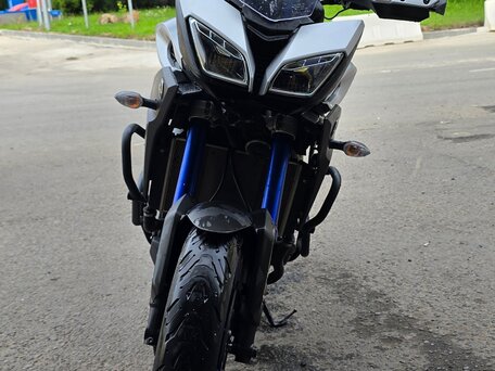 2015 Yamaha MT-09 Tracer (FJ-09), серебристый, 820000 рублей, вид 5