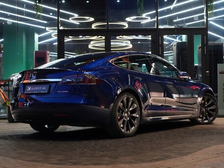 2019 Tesla Model S Performance I Рестайлинг, синий, 4800000 рублей, вид 5